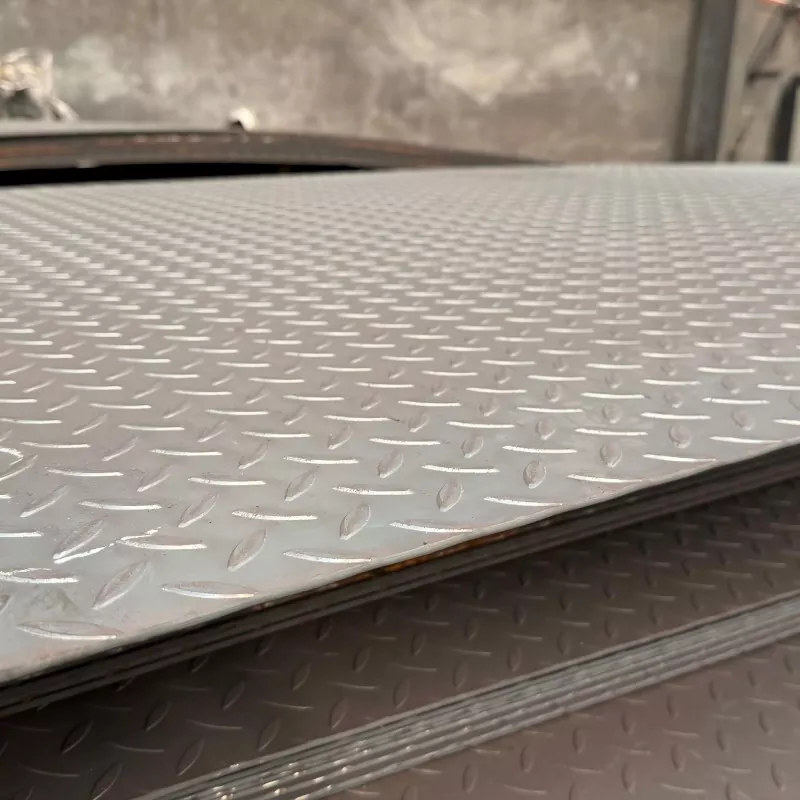 Plaque à carreaux en acier inoxydable poli